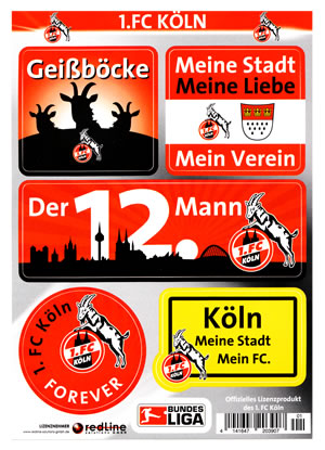1 FC K�ln Aufkleber