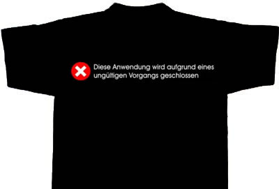 Funshirt -  Anwendung