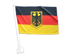 Autofahne Deutschland mit Bundesadler