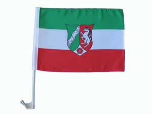 Autofahne NRW
