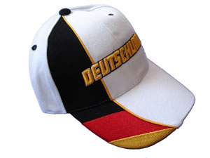 Flag Cap Deutschland - white