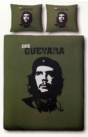 Che Guevara bed cover green