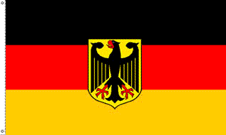 Deutschland Fahne mit Bundesadler