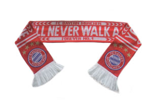 FC Bayern soccer scarf