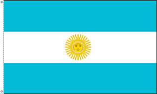 Fahne Argentinien