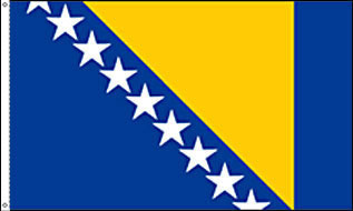 Fahne Bosnien Herzegowina