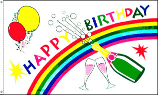 HappyBirthday Flag