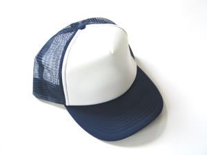 Kids MeshCap white blue