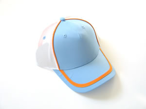 Kids MeshCap light blue orange white