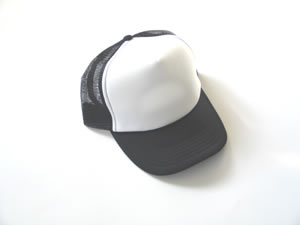 Kids MeshCap white black