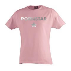 Girlieshirt - Pornstar - silver