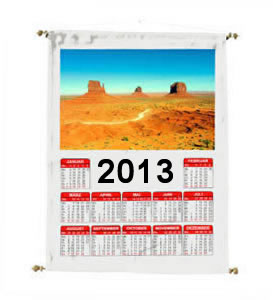Stoffkalender mit Fotoaufdruck
