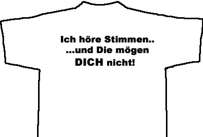 T Shirt Stimmen