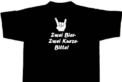 Funshirt two beer